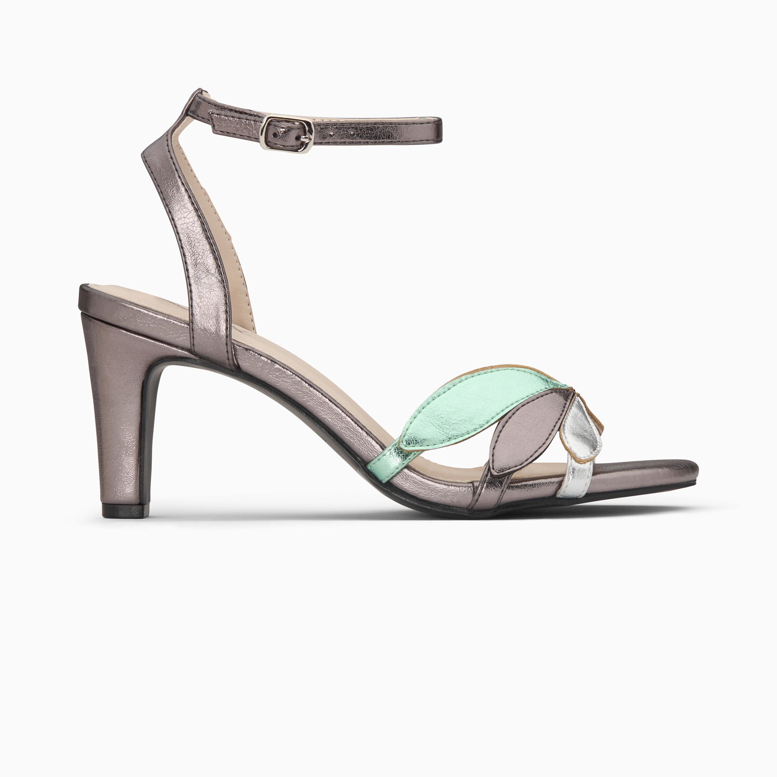 Sandales à talon Aveline multicolores