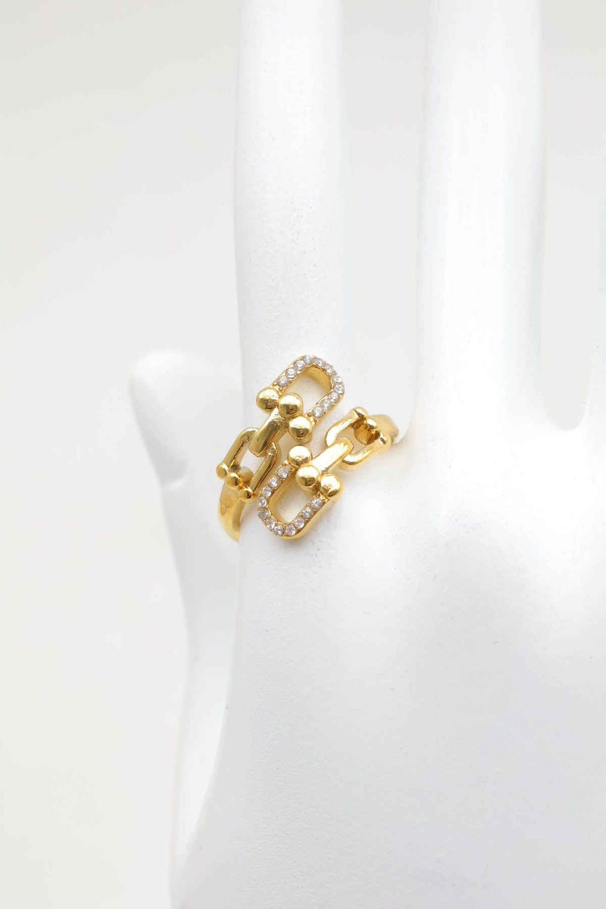Bague ajustable Chloé – Dorée