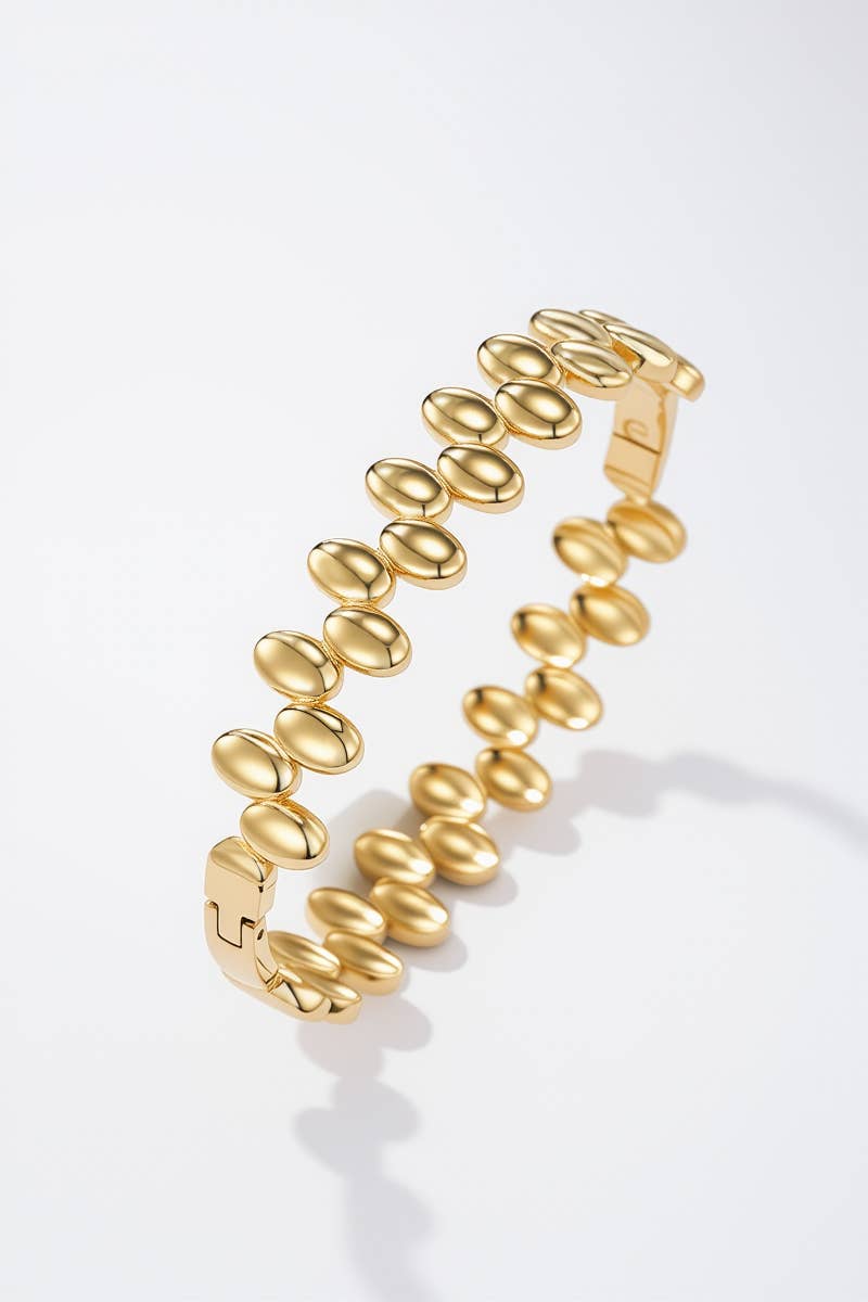 Bracelet jonc Romy – Doré