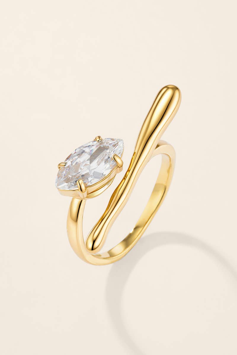 Bague ouverte Elsa – Dorée